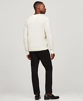 Tommy Hilfiger Men's Dress Casual Crewneck Fine Gauge Merino Wool Sweater