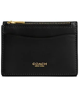 Coach Essential Leather Card Holder Wallet