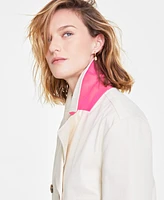 On 34th Women's Casual Cropped Twill Peacoat, Exclusively at Macy's