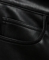 Mango Women's Leather-Effect Shorts