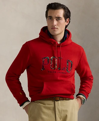 Polo Ralph Lauren Men's The Rl Fleece Plaid-Logo Hoodie