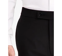 Calvin Klein Men's Slim-Fit Wool-Blend Tuxedo Pants