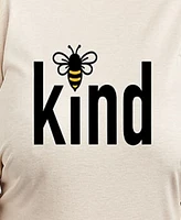 Hybrid Apparel Plus Trendy Bee Kind Graphic Pullover Top