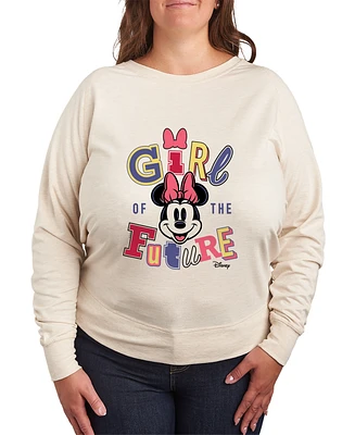 Hybrid Apparel Plus Disney Minnie Mouse Girl Future Graphic Pullover T-shirt