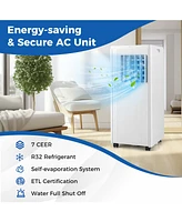 Gouun 10,000 Btu Portable Air Conditioner, 3-in-1 Cooling, Fan, Dehumidifier, for Rooms up to 350 Sq. Ft.