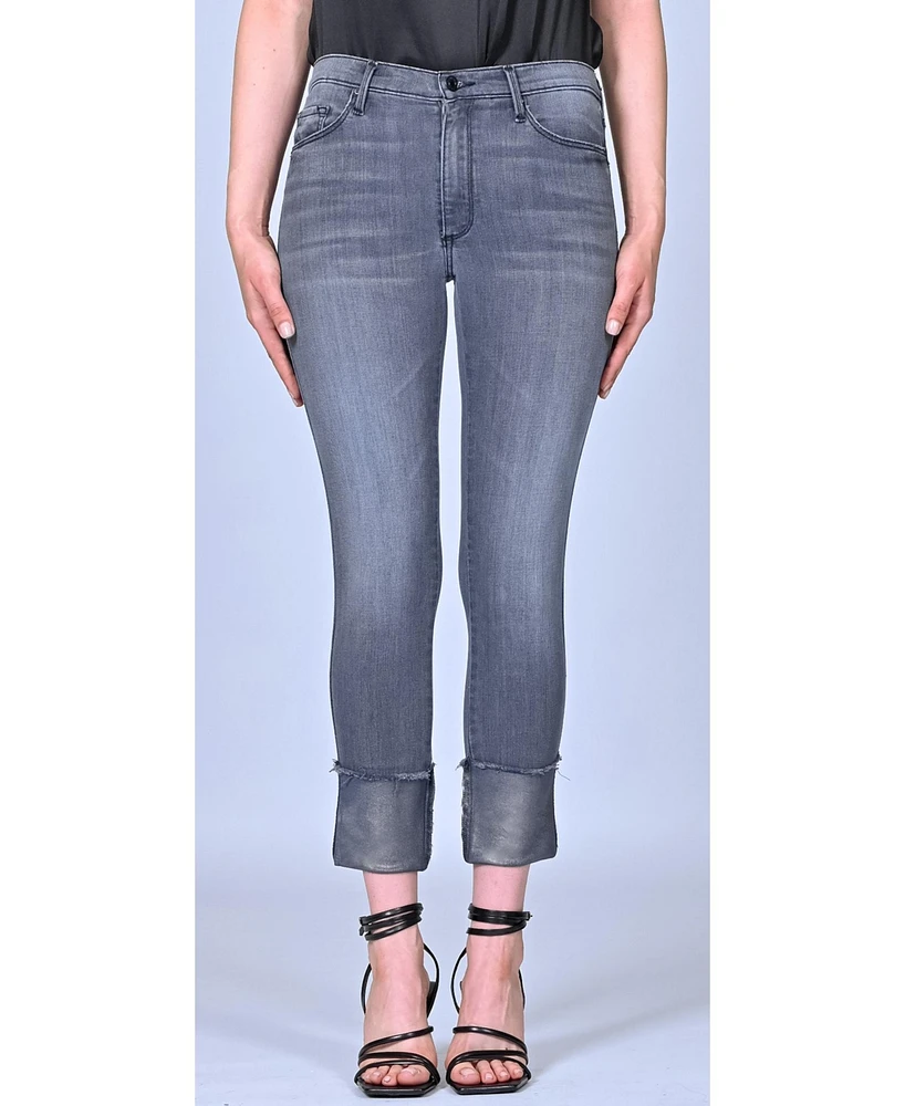 Black Orchid Denim Women's Hailee Cuffed Skinny