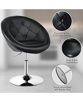 Gouun 1 Piece Adjustable Modern Swivel Round Tufted