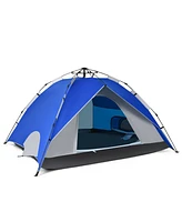 Gouun 2-in-1 4 Person Instant Pop-up Waterproof Camping Tent