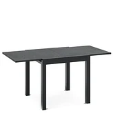 Gouun 31.5 inches-63 inches Adjustable Patio Expandable Dining Table for 4-6 Person