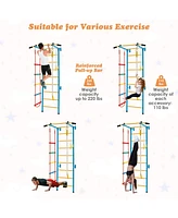 Gouun In 1 Kids Indoor Gym Playground Swedish Wall Ladder