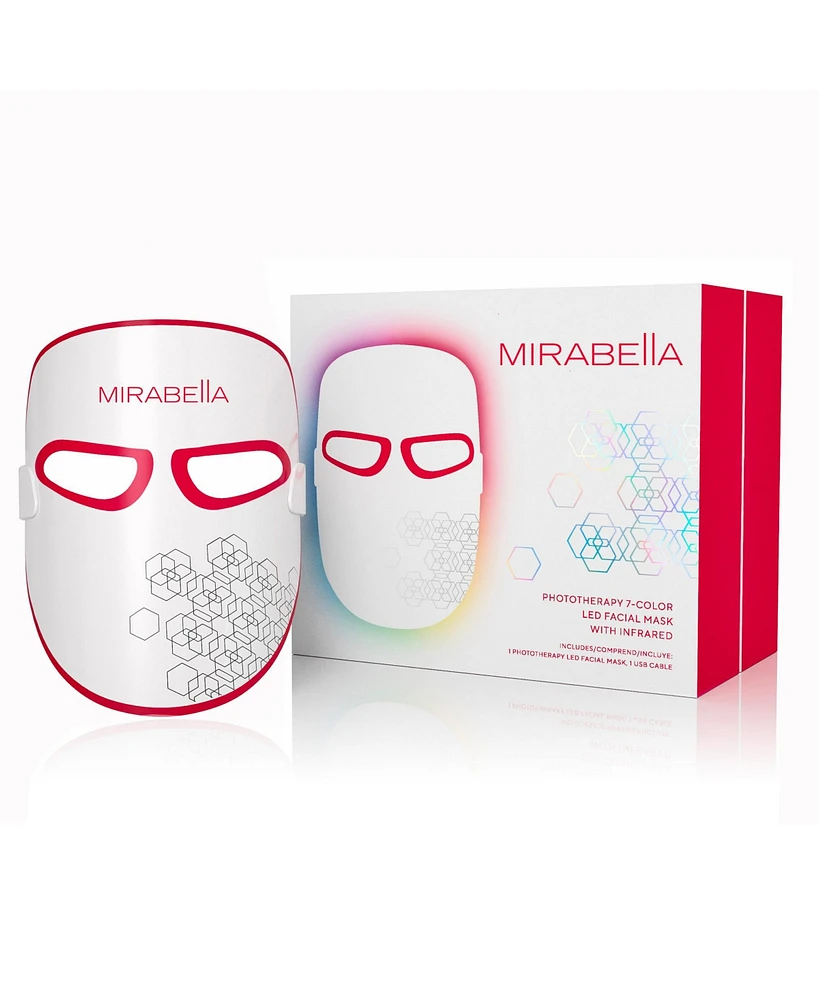 Mirabella Phototherapy 7-Color Led Facial Mask with Near Infrared