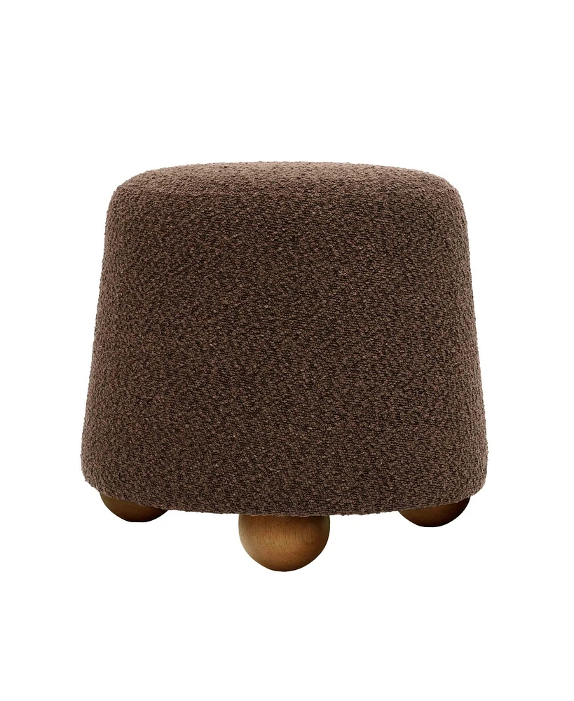 Tov Furniture 18.3" Boucle Stool