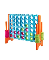 Gouun 4 in A Row 4-to-Score Giant Jumbo Game Set for Family Party Holiday