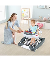 Gouun 6 in 1 Foldable Baby Walker with Adjustable Height