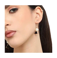 Sohi Women's Unbalanced Drop Earrings
