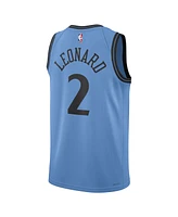 Nike Men's and Women's Light Blue Kawhi Leonard La Clippers 2024/25 City Edition Finished Swingman Jersey