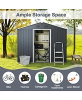 Gouun Outside Storage Shed with Lock Air Window
