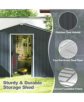 Gouun Outside Storage Shed with Lock Air Window