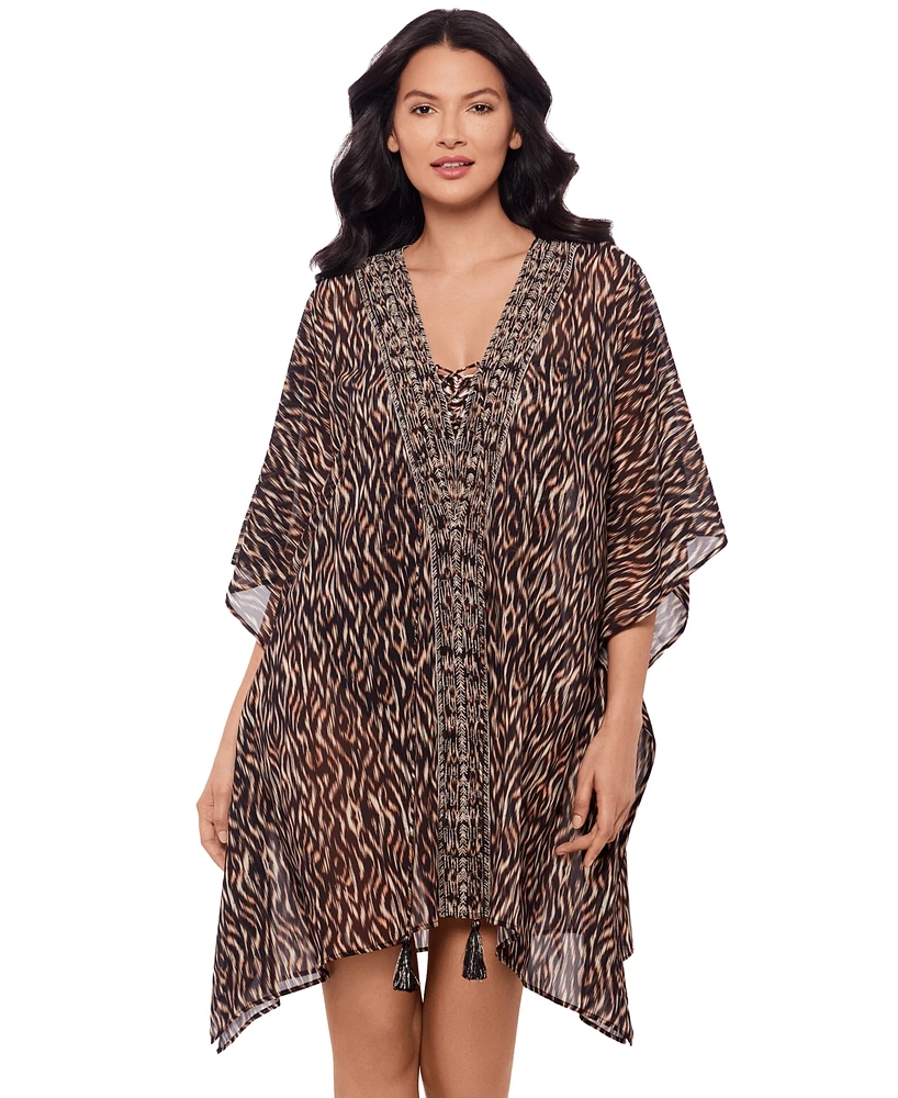 Miraclesuit Women's Topkapi Printed Caftan Cover-Up