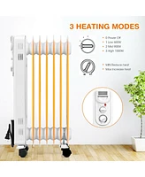 Gouun 1500W Electric Space Heater with 3 Heat Settings and Safe Protection