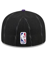 New Era Men's Black Toronto Raptors 2024/25 City Edition 59FIFTY Fitted Hat