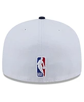 New Era Men's White Denver Nuggets 2024/25 City Edition 59FIFTY Fitted Hat