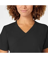 Wink Plus W123 Mock Wrap Scrub Top