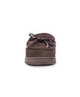 Muk Luks Men's Paul Printed Berber Suede Moccasin