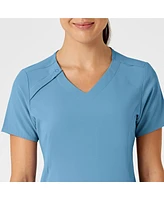 Wink Women's Renew Zip Accent Scrub Top