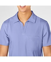 Wink Men's W123 Collar Scrub Top