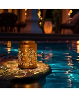 LAGarden Hummingbird Solar Lantern Outdoor Hanging Waterproof Metal Decor Light Christmas Gifts Yard Patio Porch 2Pack