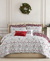 Southshore Fine Linens Holiday Harmony 7-Pc. Comforter Set, King/California King