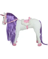 Happy Trails Ride on Horse Unicorn Plush Toy