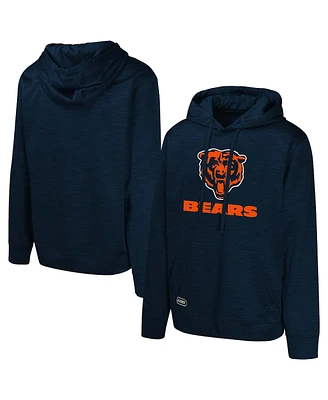 Outerstuff Men's Navy Chicago Bears Streak Fleece Pullover Hoodie