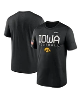 Nike Men's Black Iowa Hawkeyes 2024 Military Appreciation Legend Performance T-Shirt