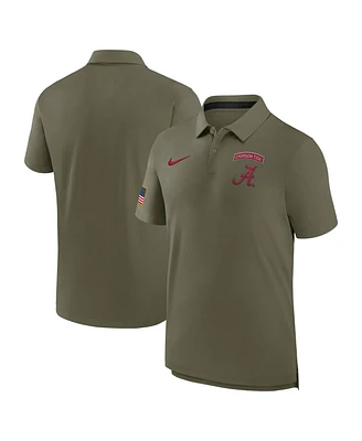 Nike Men's Olive Alabama Crimson Tide 2024 Military Appreciation Tour Performance Polo