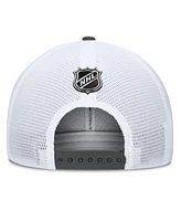 Fanatics Men's Gray/Black Vegas Golden Knights Authentic Pro A-Frame Rink Adjustable Hat