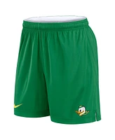 Nike Men's White/Green Oregon Ducks Primetime Reversible Performance Shorts