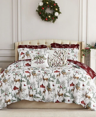 Southshore Fine Linens Christmas 5-Pc. Holiday Comforter Set, Twin/Twin Xl