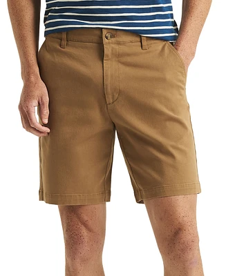 Nautica Men's Solid-Color Stretch-Twill 8.5" Deck Shorts