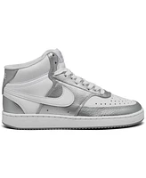 Nike Women's Court Vision Mid Casual Sneakers from Finish Line