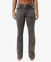 True Religion Women's Becca Bootcut Mid Rise Jeans