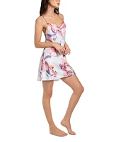 Midnight Bakery Women's Haven Floral Satin Chemise