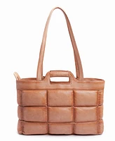 Old Trend Puffy Clover Tote Bag