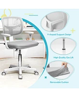 Gouun Adjustable Desk Chair with 5 Rolling Casters for Kids
