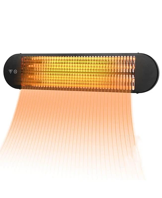 Gouun 750W/1500W Wall Mounted Infrared Heater with Remote Control