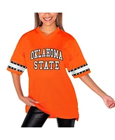 Gameday Couture Women's Orange Oklahoma State Cowboys Until Kickoff Rhinestone Fashion T-Shirt