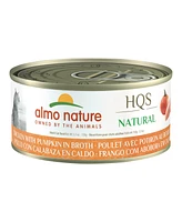 Almo Nature Hqs Natural Cat 24pk (5.3oz): Chicken W/ Pumpkin In Broth