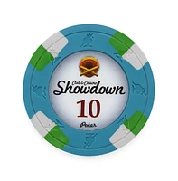 Slickblue Showdown Poker Chips (25-pack) - Clay Composite $10