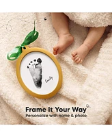 KeaBabies Bitsy Inkless Baby Hand and Footprint Kit, Two-sides Christmas Photo Ornaments, Personalized Keepsake Gifts